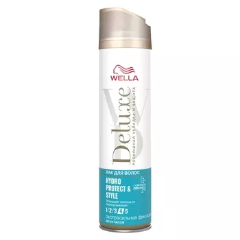 WELLA Лак для волос Deluxe HYDRO PROTECT STYLING экстрасильная фиксация