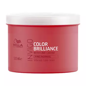 WELLA PROFESSIONALS Маска защита цвета окрашенных тонких волос INVIGO COLOR BRILLIANCE 500.0