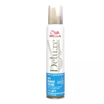 WELLA Мусс для волос WELLA Deluxe 24ч WONDER VOLUME экстрасильная фиксация