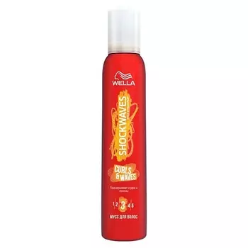 WELLA Shockwaves Мусс для укладки волос Curls and Waves сильной фиксации