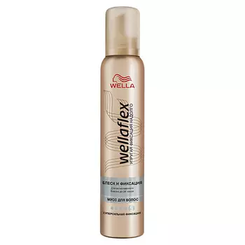 WELLA Wellaflex Мусс для укладки волос "Блеск и фиксация" суперсильной фиксации