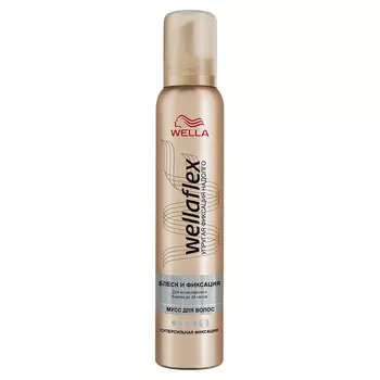 WELLA Wellaflex Мусс для укладки волос "Блеск и фиксация" суперсильной фиксации