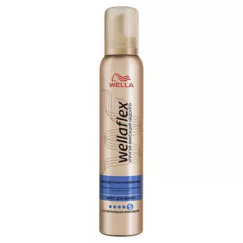 WELLA Wellaflex Мусс для укладки волос "Объем и восстановление " суперсильной фиксации