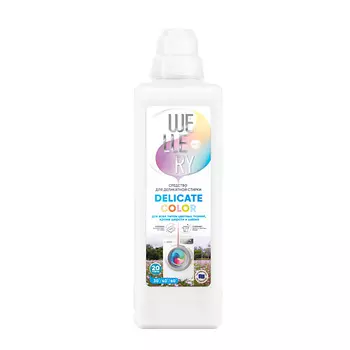 WELLERY Средство для стирки цветных вещей Delicate Color 1000