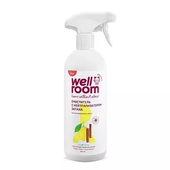 WELLROOM Очиститель с нейтрализатором запаха против меток кошки, корица/цитрус Pet Care
