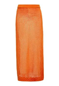 Юбка макси IZIA Skirt, оранжевый
