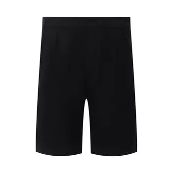 Шорты изо льна и хлопка Saint Laurent