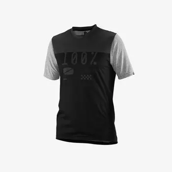 Велоджерси 100% Airmatic Jersey, черно-серый 2019