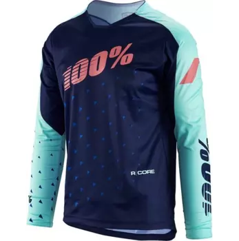 Велоджерси 100% R-Core DH Jersey Navy