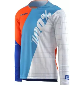 Велоджерси 100% R-Core DH Jersey White