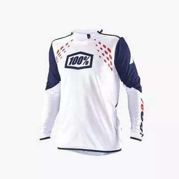Велоджерси 100% R-Core X Jersey, белый 2019