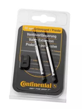 Удлинитель велонипеля Continental Valve extension 40mm, AL, серебристый, 40гр. 01400320000