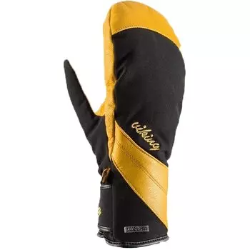 Варежки VIKING 2021-22 Aurin Mitten Dark, горнолыжные, Yellow, 113/21/1540_0069