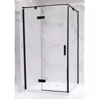 Душевой уголок Bravat Blackline 120х80х195, L