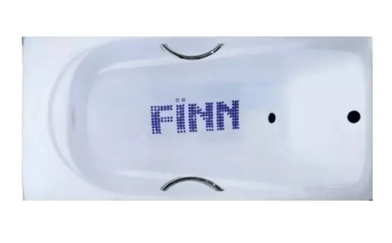 Чугунная ванна Fiinn 180x85 см (F-1808542 с ручками)