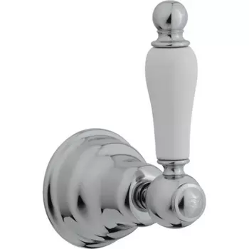 CISAL Arcana Toscana Запорный вентиль 1/2" на горячую воду,внутренняя и внешняя части в комплекте, цвет хром