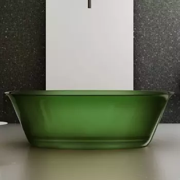 Ванна Abber Kristall AT9707Emerald прозрачная зеленая