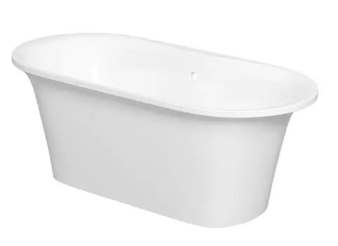Ванна из искусственного камня Creto Aurora 170x80 белая