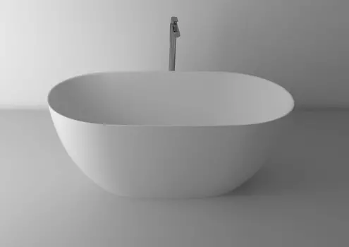 Ванна из искусственного камня Marmite 0016 White 160 белая глянцевая без перелива