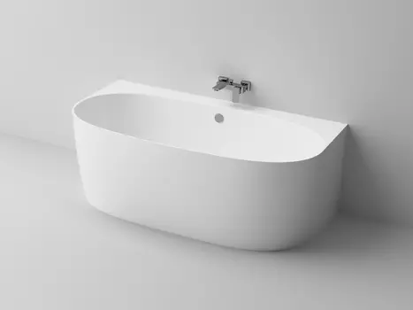 Ванна из искусственного камня Marmite 0052 White 158 белая глянцевая