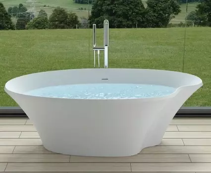 Ванна из искусственного камня NS Bath NSB-18903 180х90 глянцевая/матовая