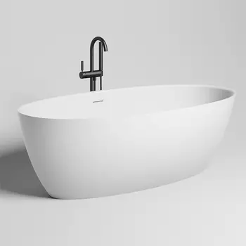 Ванна из искусственного камня Salini Alda 101914G 160х70 см белая глянцевая