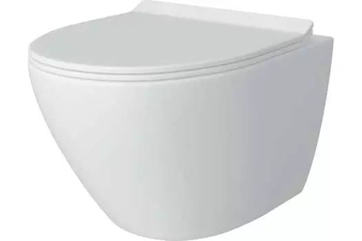 Унитаз подвесной Teymi Lina Pro T40106 безободковый, сиденье микролифт