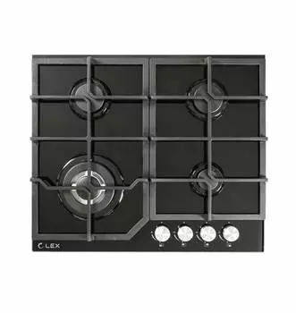 Варочная поверхность LEX GVG 640-1 BL газовая, черная