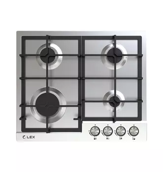 Варочная поверхность LEX GVS 642 IX газовая, нержавеющая сталь