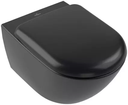 Унитаз подвесной Villeroy & Boch Antao 4674T0R7 Pure Black CeramicPlus