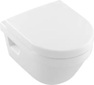 Унитаз подвесной Villeroy & Boch Architectura 4687HR01 альпийский белый, с микролифтом
