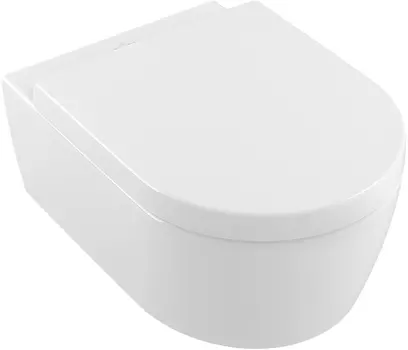 Унитаз подвесной Villeroy & Boch Avento 5656HR01 с сиденьем микролифт, альпийский белый