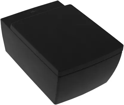 Унитаз подвесной Villeroy & Boch Memento 2.0 4633R0R7 pure black