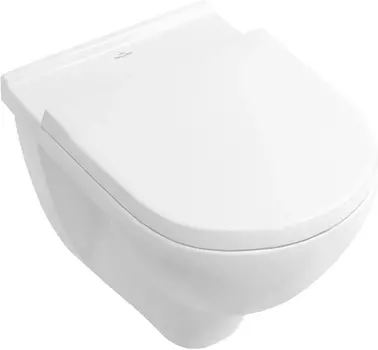 Унитаз подвесной Villeroy & Boch ONovo 5660HRR1 alpin, безободковый