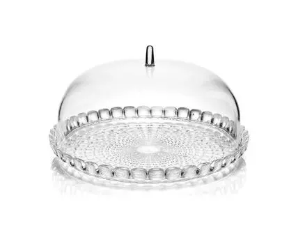 Блюдо сервировочное с крышкой Tiffany (прозрачный, 29,8)