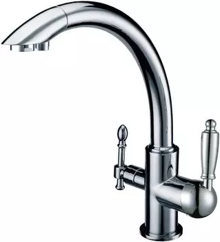 Смеситель для кухни Zorg Clean Water ZR 314 YF-33 с подключением фильтра, хром