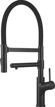 Смеситель Zorg Inox для кухонной мойки, графит SZR-1010 GRAFIT