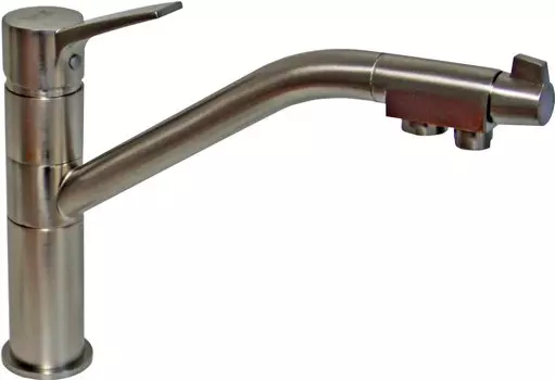 Смеситель Zorg Sanitary для кухонной мойки ZR 401 KF satin