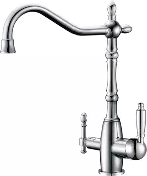 Смеситель для кухни Zorg Sanitary ZR 312 YF-33 с подключением фильтра хром