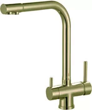 Смеситель для кухни Zorg Sanitary ZR 348 YF BR c подключением фильтра бронза