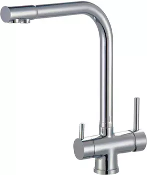 Смеситель для кухни Zorg Sanitary ZR 348 YF SATIN c подключением фильтра хром, сатин