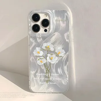 Чехол для телефона iPhone 16 15 14 13 12 11 Pro Max iPhone 11 13 16 15 14 12 Samsung S24 S23 S22 Ultra Samsung A54 A55 A15 A51 A32 iPhone16 15 Plus Чехол iPhone11 белый