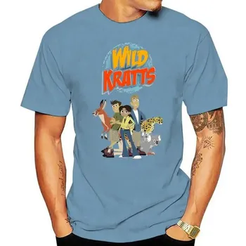 Детские футболки Wild Kratts, новые винтажные весенне-летние платья унисекс, повседневное платье с короткими рукавами 4XL