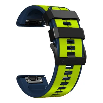 Ремешок для часов 22 мм 26 мм силиконовый ремешок для Garmin Fenix 7 7X 6 6X 5 5X быстросъемный ремешок для часов Garmin Fenix 3/3 HR/3 сапфировые ремешки для часов 22mm Fenix 7 6 5