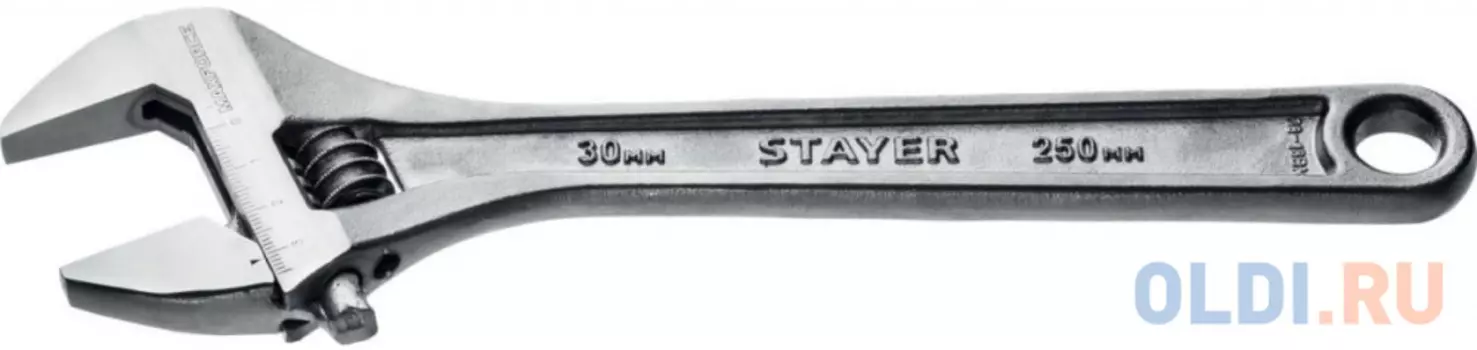 STAYER MAX-Force, 250/30 мм, разводной ключ (2725-25)