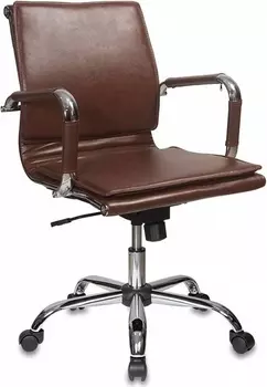 Кресло руководителя Бюрократ CH-993-LOW/BROWN коричневое