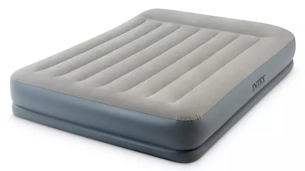 Кровать надувная INTEX Mid-Rice Airbed со встроенным насосом 152х203х30 см (64118)