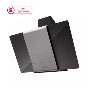 Кухонная вытяжка Krona TALLI 900 inox/black glass 3P