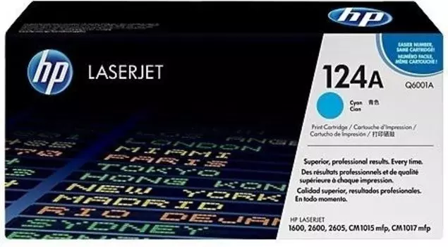 Лазерный картридж HP 124А Cyan (Q6001A)