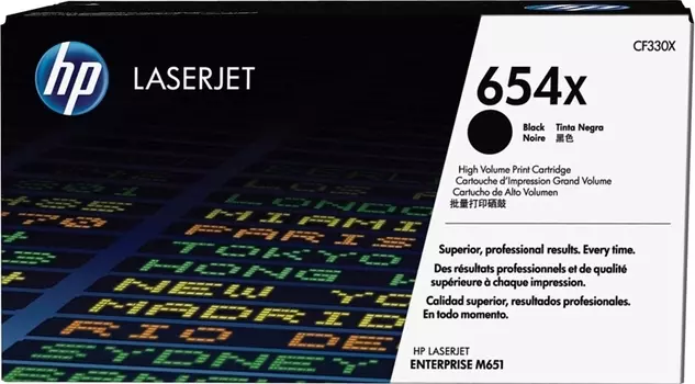 Лазерный картридж HP 654X Black (CF330X)